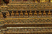 Bangkok Wat Pho, detail of altar of the ubosot.  